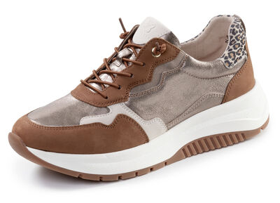 Caprice, trendige Damen-Sneaker, Weite G, mit herausnehmbarem Fussbett 