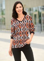 Shirt mit V-Ausschnitt 