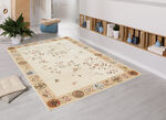 Brücken und Teppiche mit Blumen- und Rankenmotiven NATUR-BEIGE