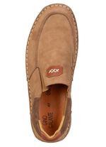 GINO GALANTE, leichte Herren-Slipper, mit herausnehmbarem Fussbett CAMEL