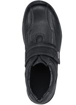 GINO GALANTE, sportliche Herren-Slipper, Weite H, mit herausnehmbarem Fussbett SCHWARZ