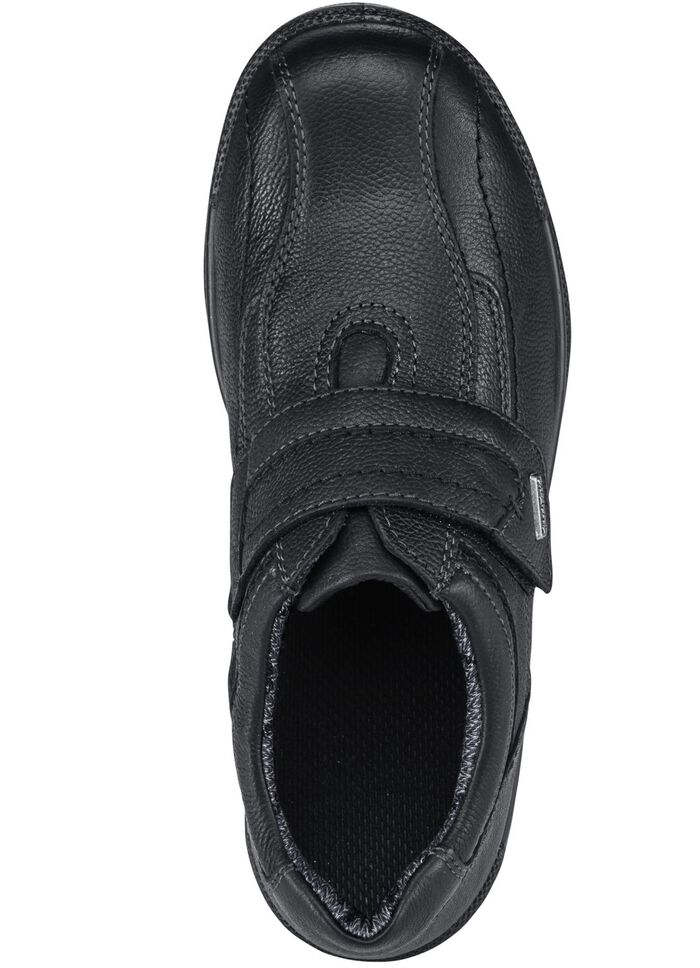 GINO GALANTE, sportliche Herren-Slipper, Weite H, mit herausnehmbarem Fussbett SCHWARZ