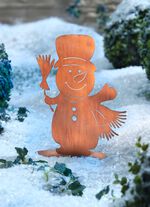 Gartenstecker in angesagter Rostoptik 