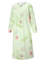 Zweierpack Nachthemden, 3/4 -langen &Auml;rmeln mit Knopfleiste 