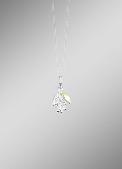 Pinguin-Anhänger in Bicolor 