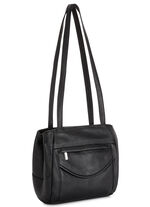 Laurina Tasche aus Rind-Nappaleder SCHWARZ