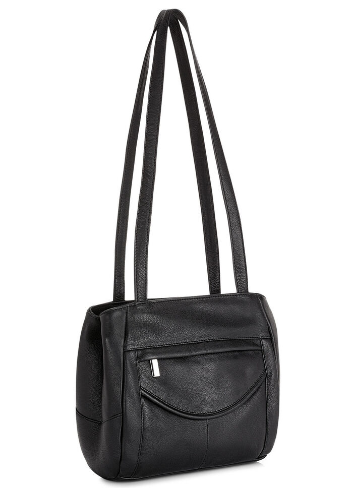 Laurina Tasche aus Rind-Nappaleder SCHWARZ