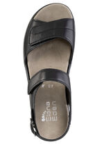 ELENA EDEN Sandale mit verstellbarem Fersenriemchen SCHWARZ