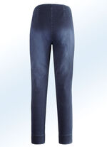 Knöchellange Jeans in Schlupfform DUNKELBLAU