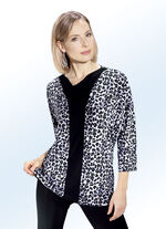 Tunika mit Wasserfallkragen 