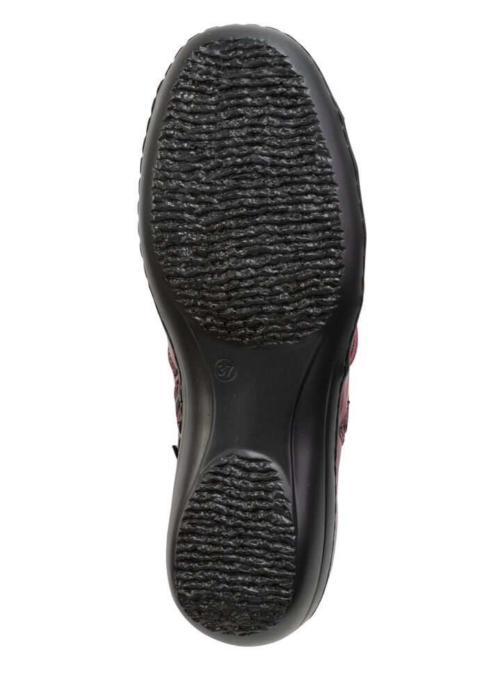 ELENA EDEN, bequeme Damen-Boots, Weite H, mit herausnehmbarem Fussbett BURGUND