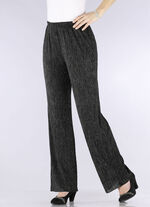 Edel schimmernde Hose SCHWARZ