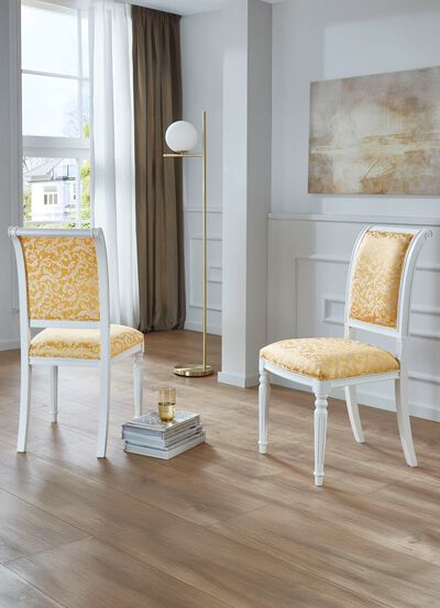 Esszimmerst&uuml;hle mit Gestell aus massivem Buchenholz 