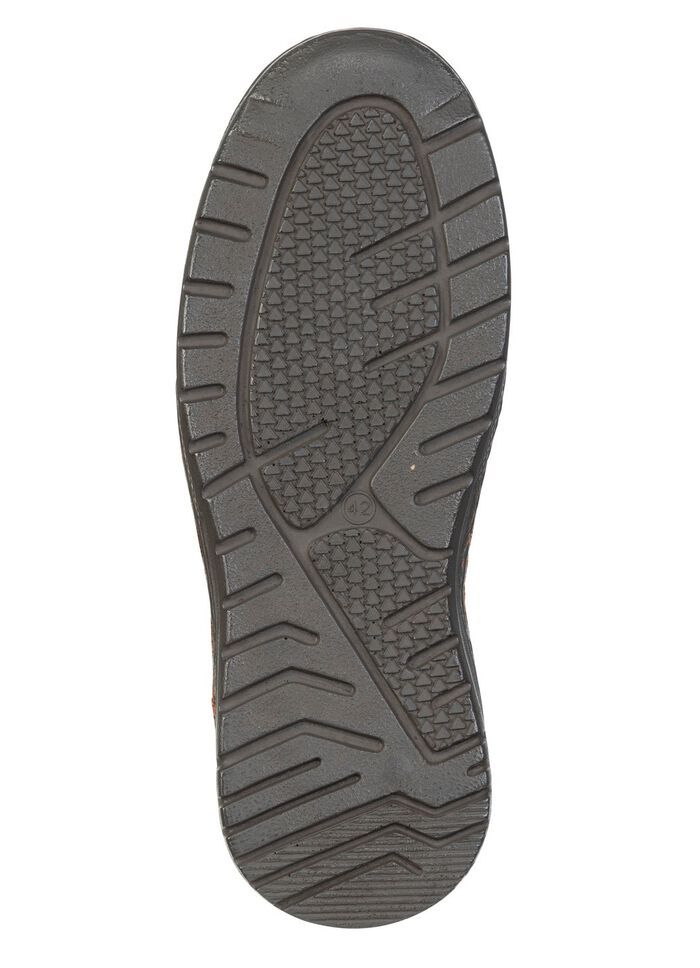 GINO GALANTE, komfortable Herren-Slipper, Weite H, mit herausnehmbarem Fussbett KASTANIE