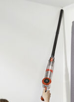 2-in-1 Akku-Hand- und Bodenstaubsauger "MX14 max" mit umfangreichem Zubehör SILBER-ROT