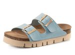 ELENA EDEN, bequeme Damen-Pantoletten, Weite H, mit Klettspange 