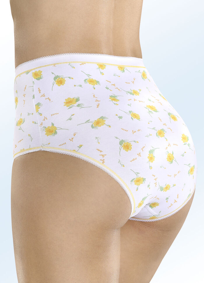 Viererpack Slips mit elastischen Abschlüssen 