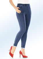 Super softe Jegging-Jeans JEANSBLAU