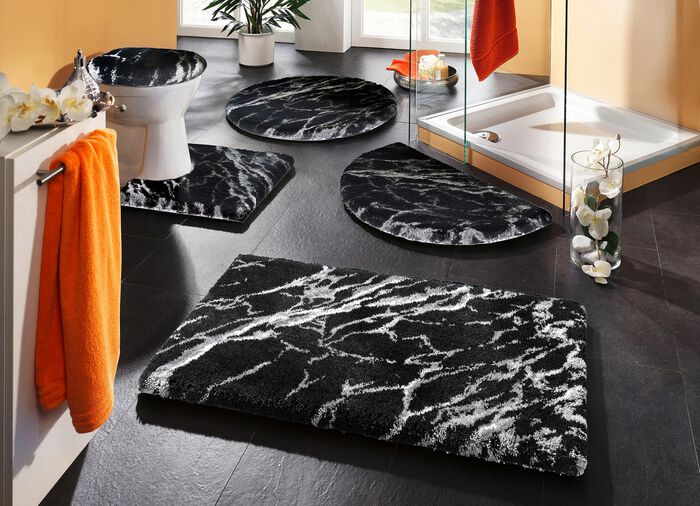 Badteppiche von Grund mit Marmor-Dessin 