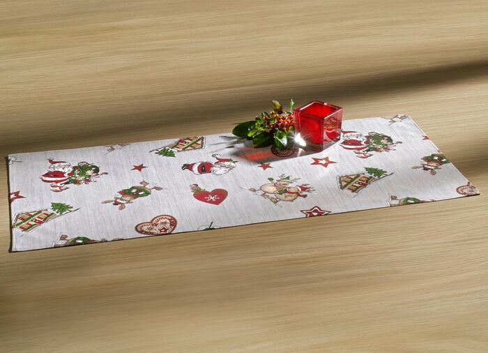 Tisch- und Raumdekoration aus Baumwolle BUNT