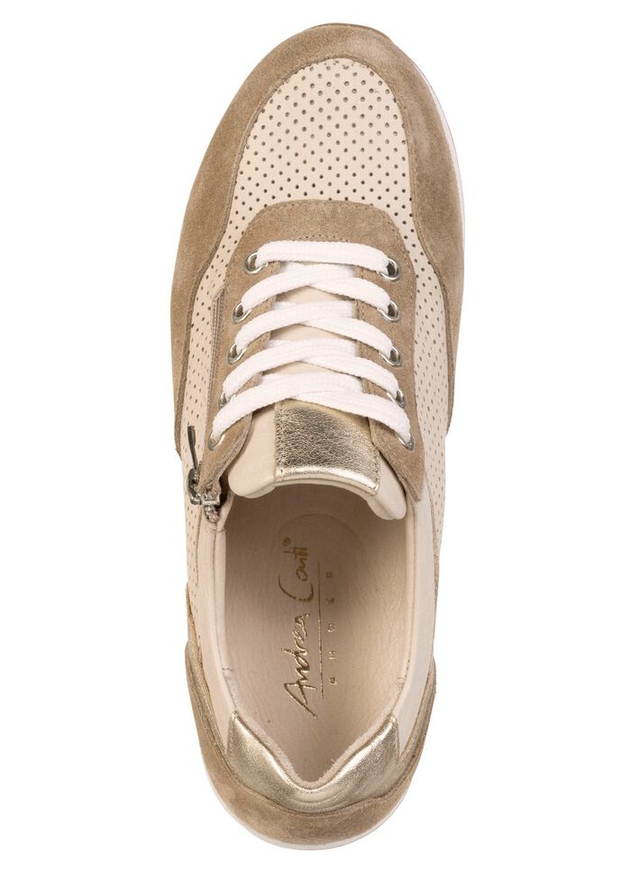 Andrea Conti, sommerliche Damen-Sneaker, Weite G, mit herausnehmbarem Fussbett 