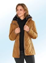 Jacke mit seitlicher L&auml;ngssteppung 