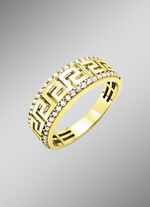 Damenring mit Meandermuster  