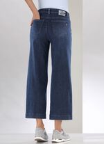 Jeans-Culotte mit luftig-weitem Bein 