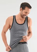 Viererpack Sportjacken mit garngef&auml;rbtem Ringeldessin 