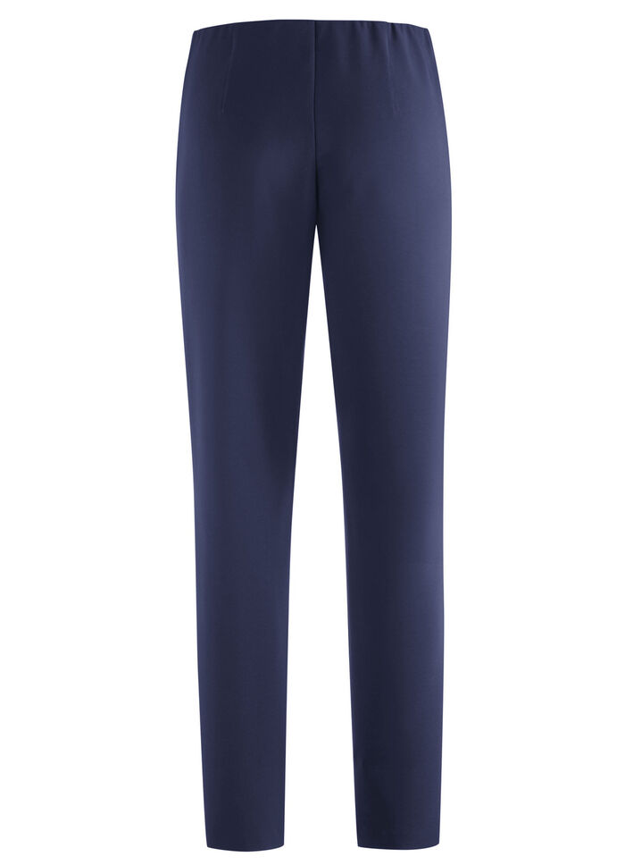 Knöchellange Hose mit angeschnittenem Bund MARINE