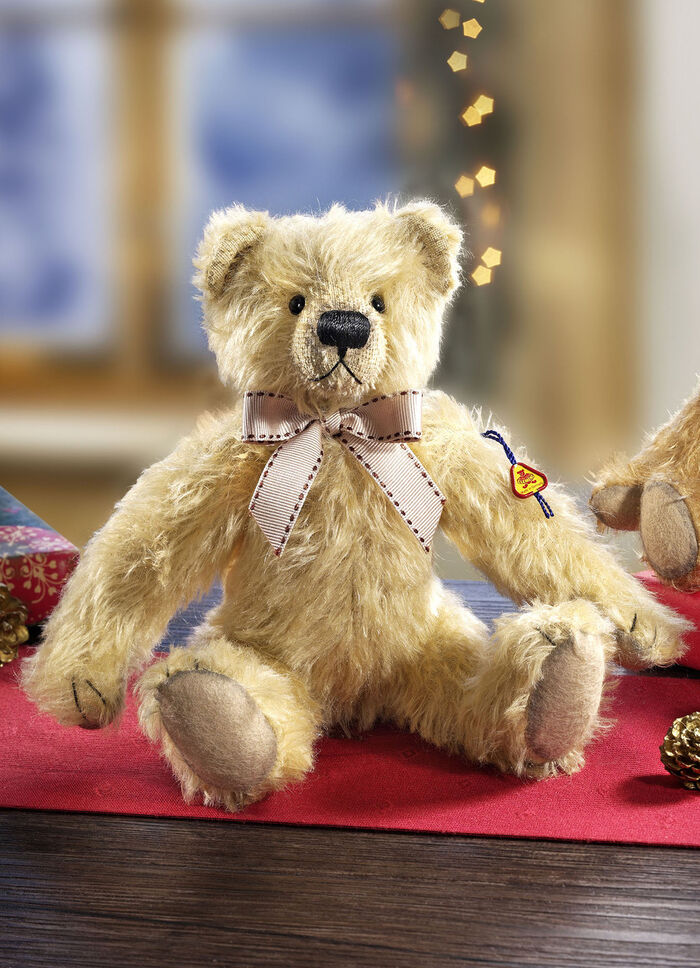 Teddybären aus Mohairplüsch HONIG