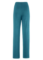 Hose mit edlem Glanz PETROL