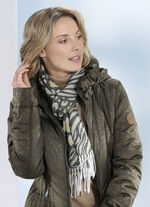 Schal mit Tierfelldessins 