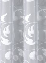 Leicht transparenter Store mit Rankenmotiv