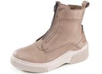 Libelle Bootie aus Nappaleder mit Zier-Reissverschluss TAUPE