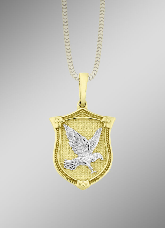 Anh&auml;nger mit Adler in Bicolor 