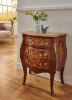 Kommode mit Marmor-Konglomeratplatte 