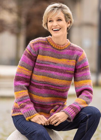 Pullover mit Farbverlauf 