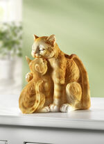 Katzenmutter mit Kind 