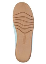 Waldl&auml;ufer, bequeme Damen-Slipper, Weite H, mit herausnehmbarem Fussbett BLEU