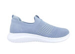 Federleichter Flexi-Damenschuh in Bequemweite G RAUCHBLAU