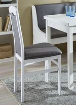 Zeitlose Esszimmermöbel WEISS-GRAU