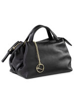 Laurina Tasche aus genarbtem Kalbleder SCHWARZ