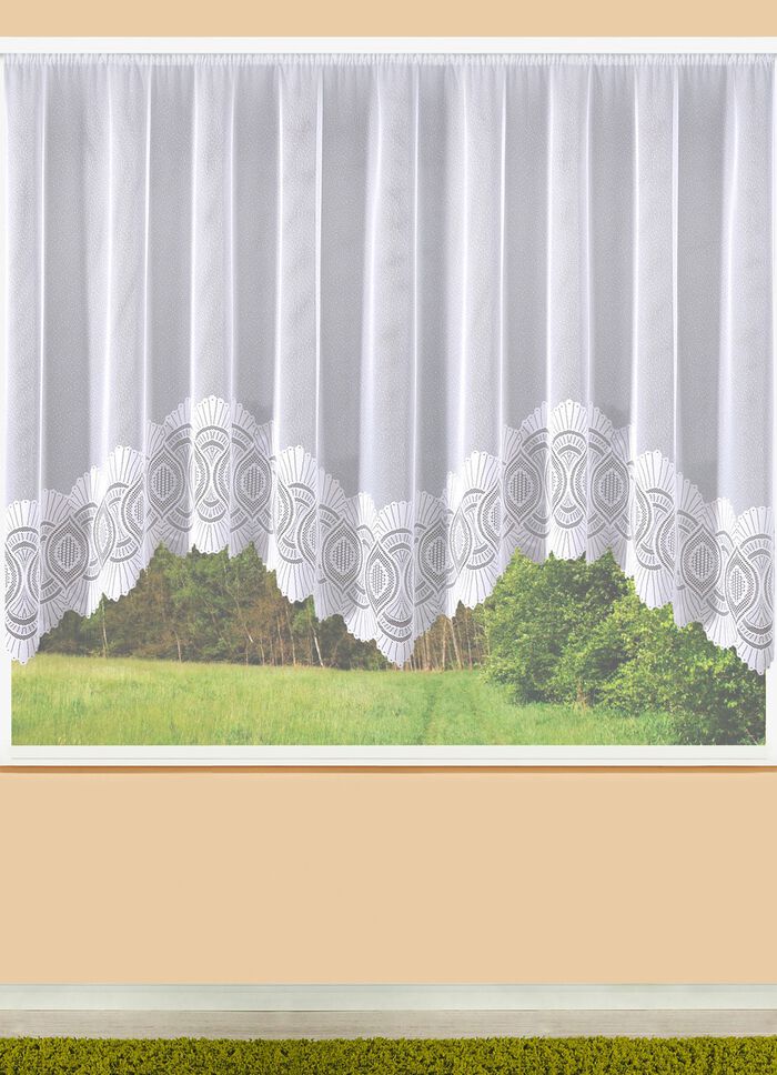 M-Bogenvorhang mit Universalschienenband 