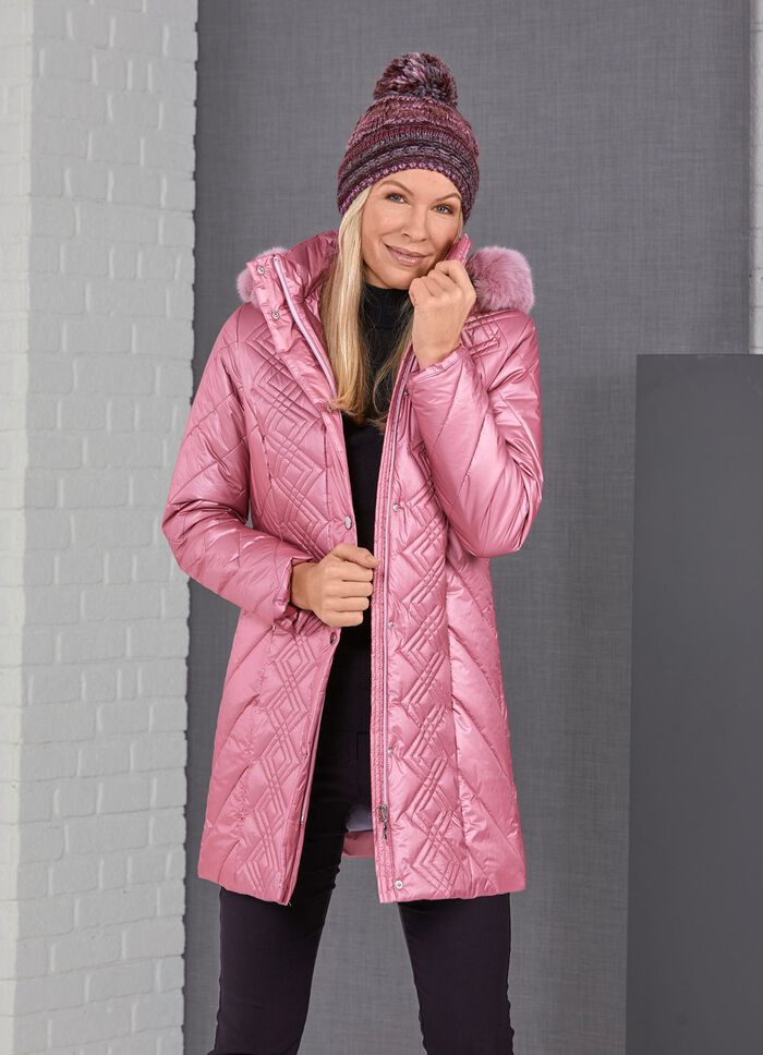 Kurzmantel in 2 Farben ROSÉ