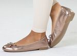 ELENA EDEN, schicke Damen-Ballerinas, Weite G, mit herausnehmbarem Fussbett 
