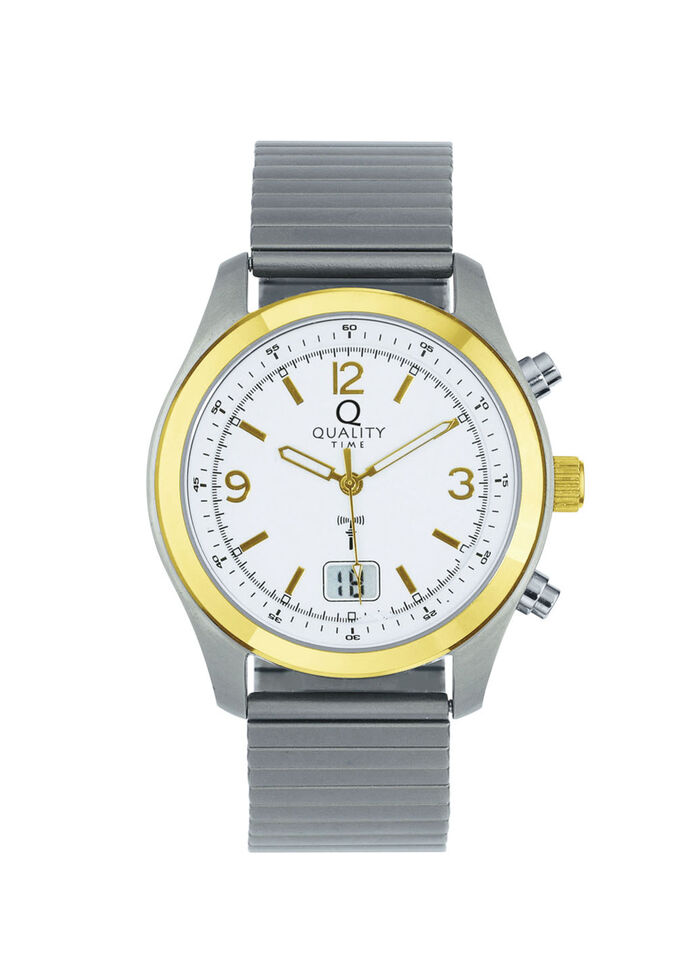 Funk-Herrenuhr mit Titangehäuse  