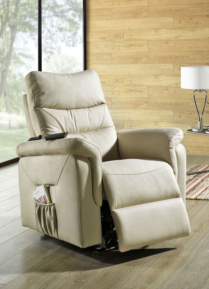 Relax-Sessel mit Aufstehhilfe, verschiedene Ausführungen BEIGE