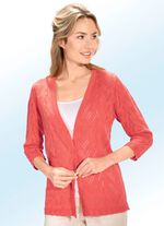 Strickjacke im feinem Ajourmix 