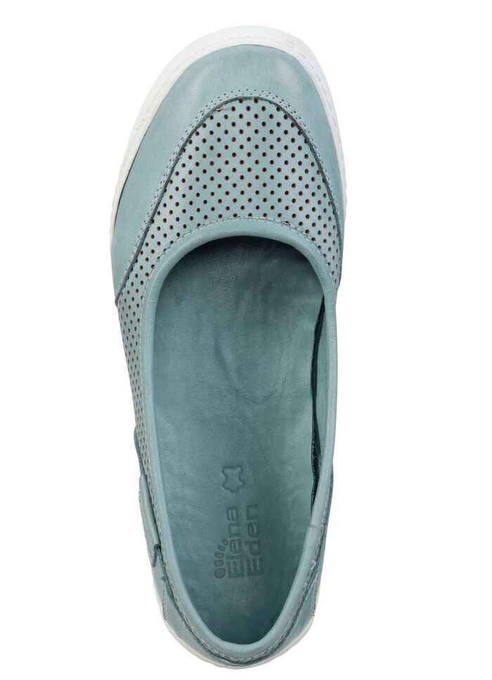 ELENA EDEN Sipper mit luftiger Perforation BLEU